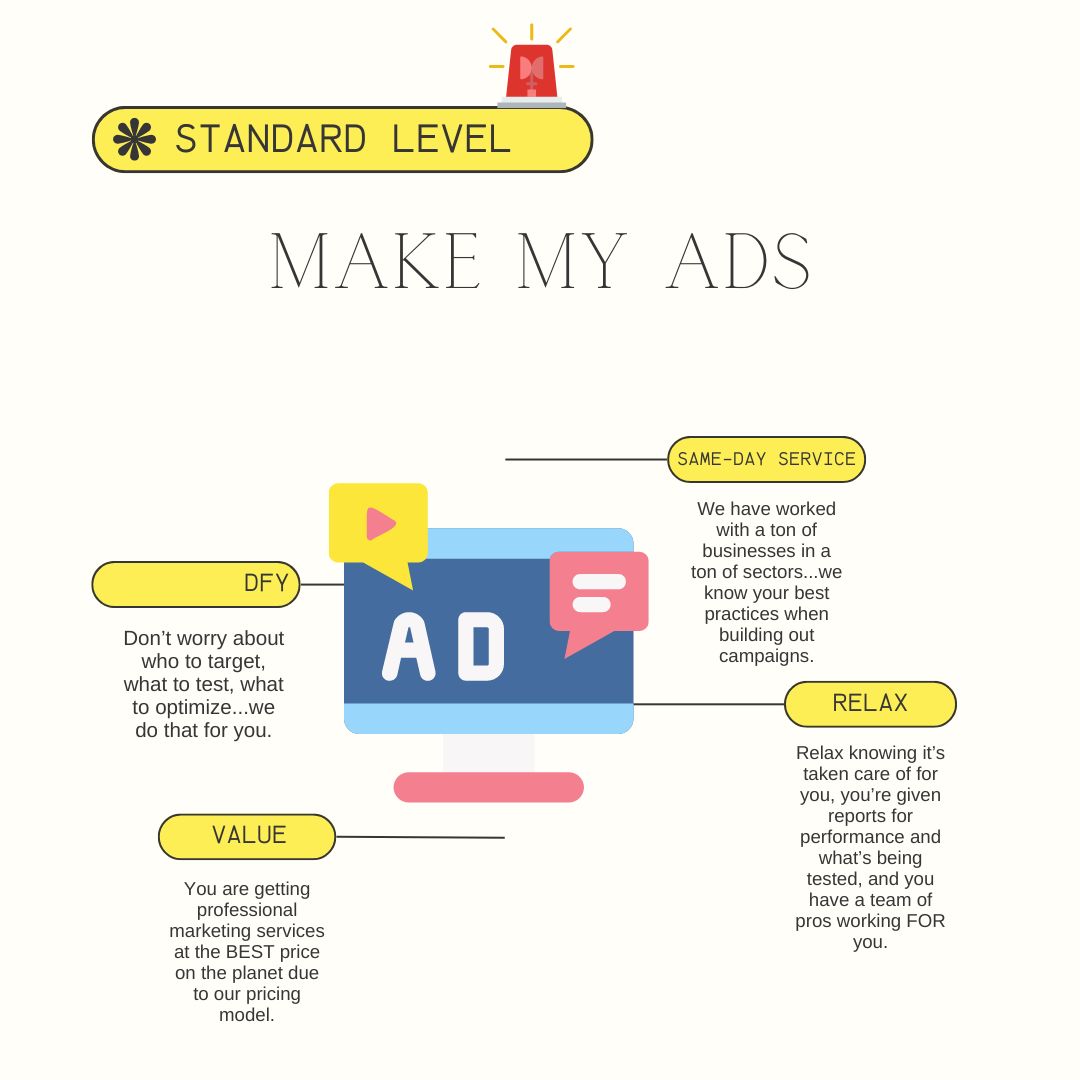 MAKE MY ADS (Standard Level) (No ad creative)
