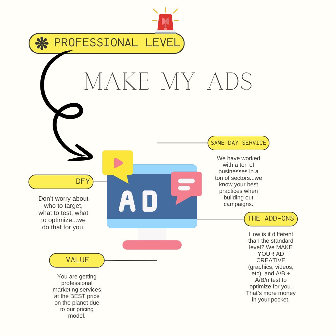 MAKE MY ADS - Professional Level (+Ad Creative)